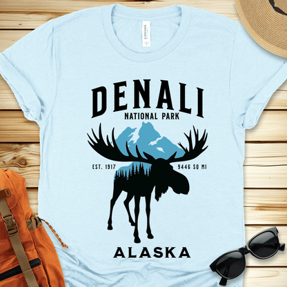 Denali National Park Moose Tshirt