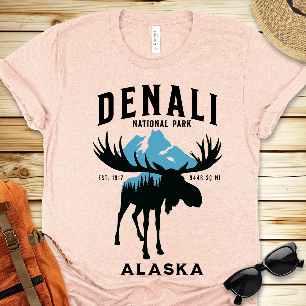 Denali National Park Moose Tshirt