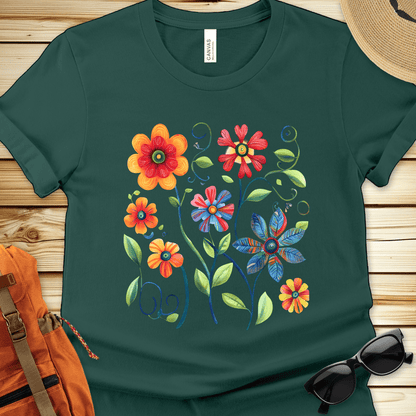 Vivid Flowers Tshirt