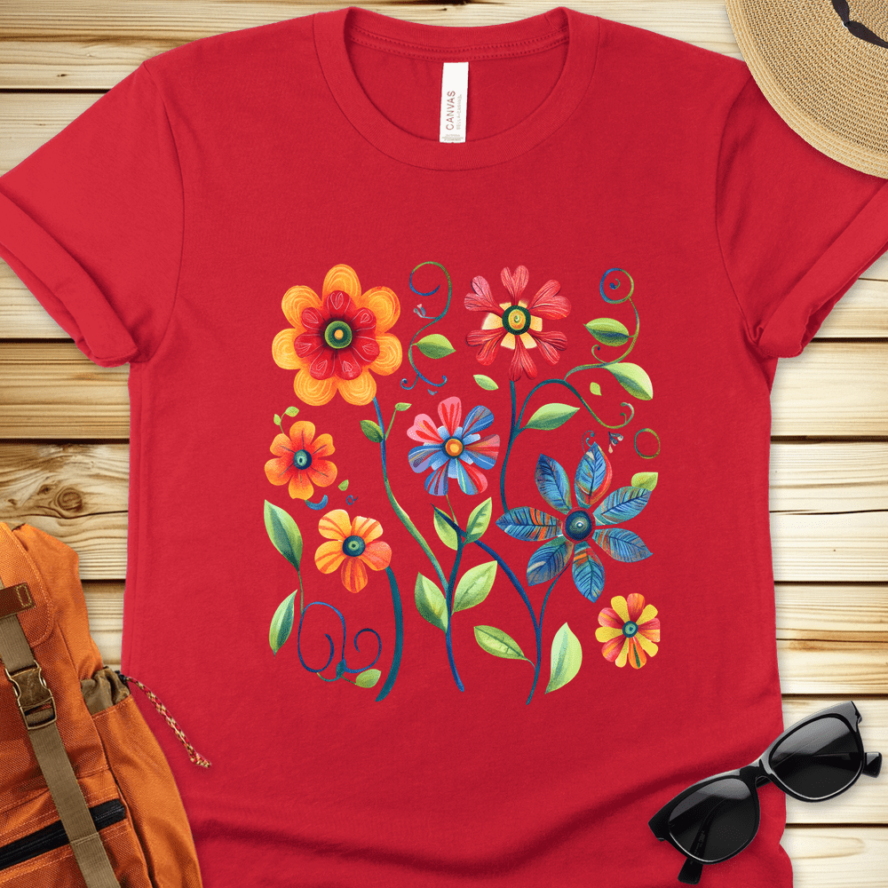 Vivid Flowers Tshirt