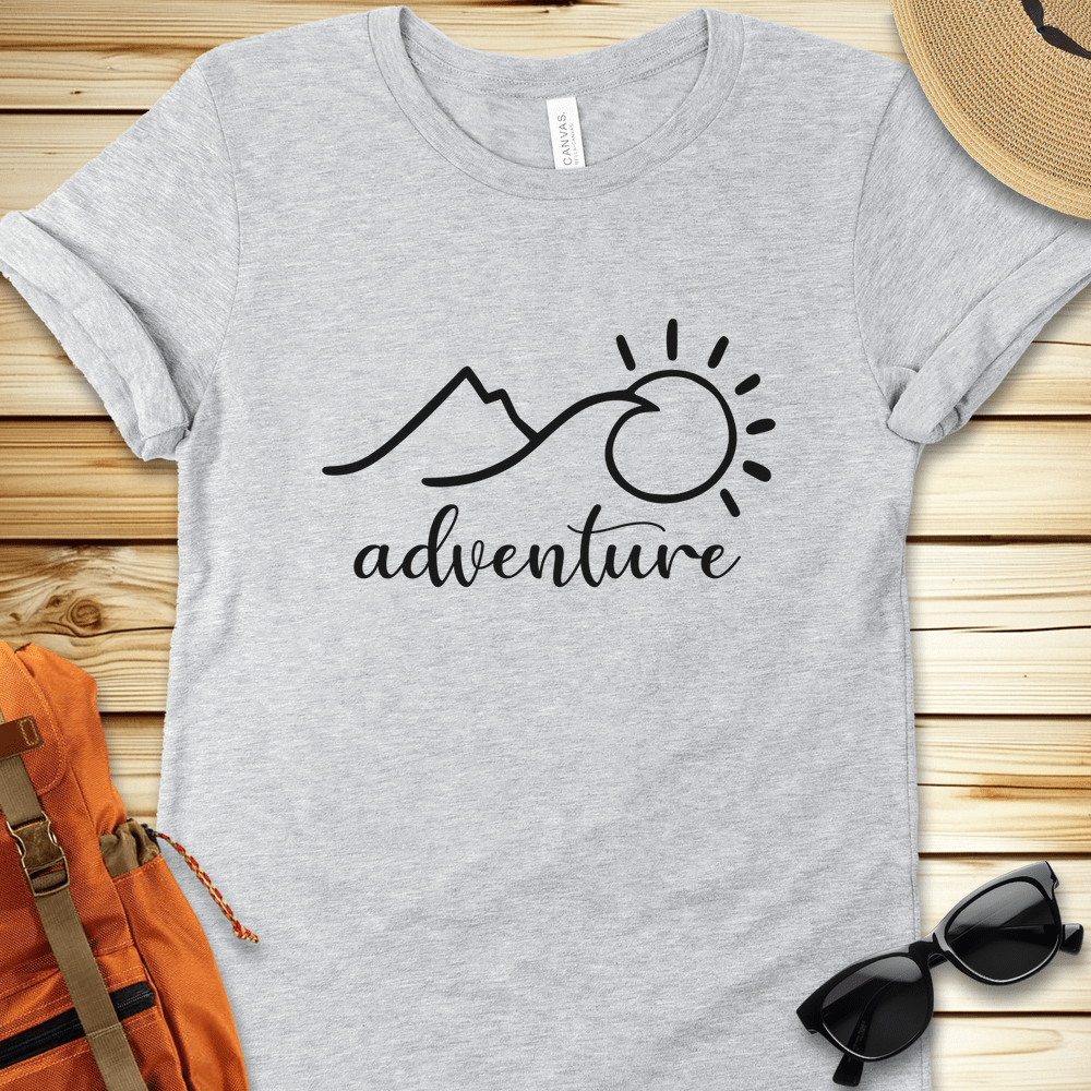 Adventure Line Art Tshirt