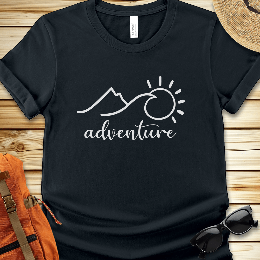 Adventure Line Art Tshirt