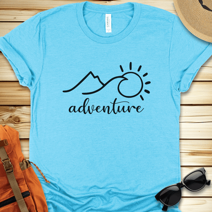 Adventure Line Art Tshirt