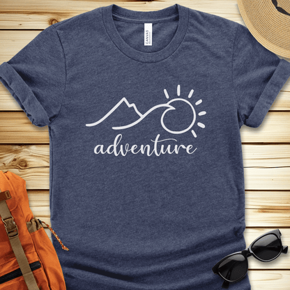 Adventure Line Art Tshirt