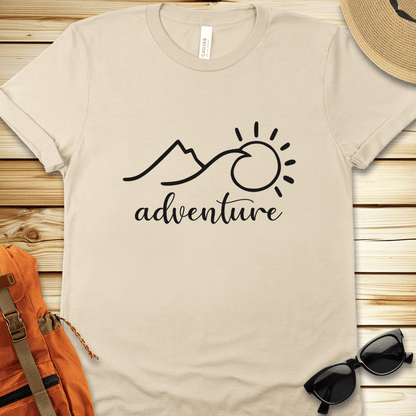 Adventure Line Art Tshirt