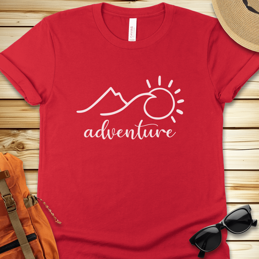Adventure Line Art Tshirt
