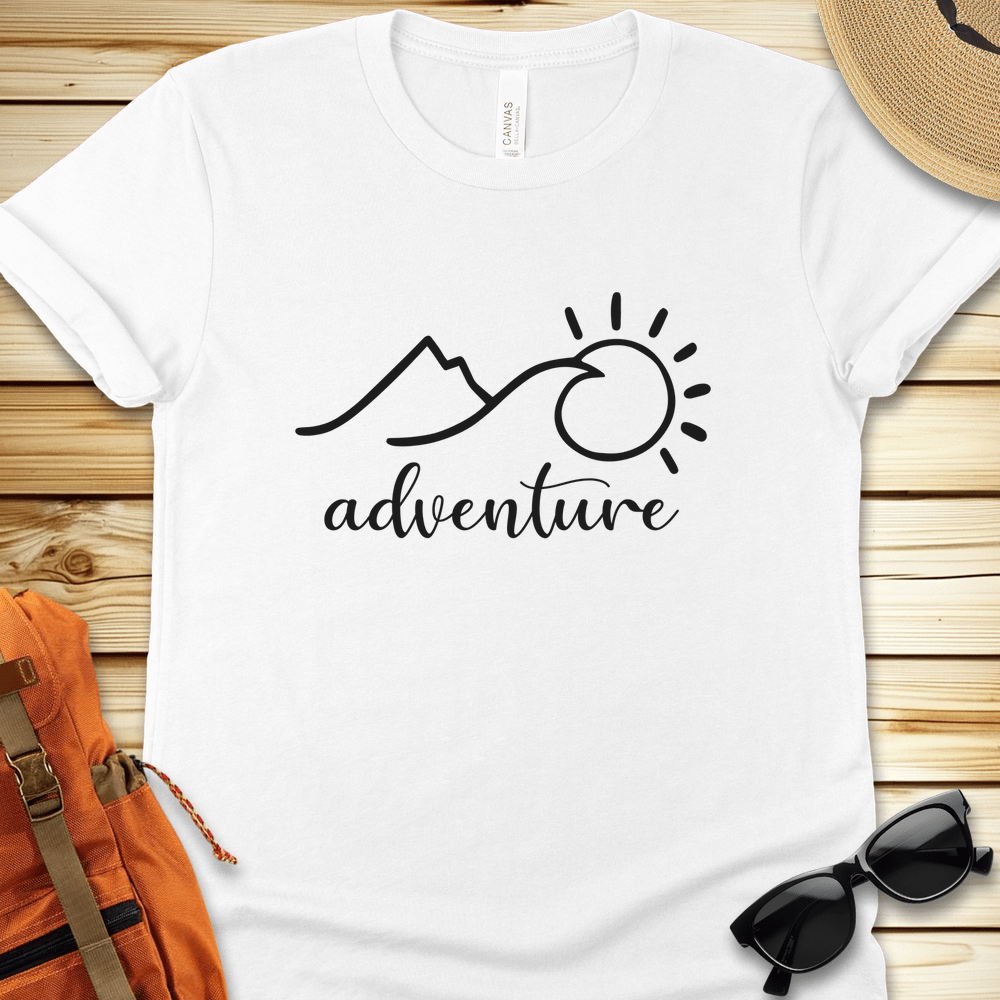 Adventure Line Art Tshirt