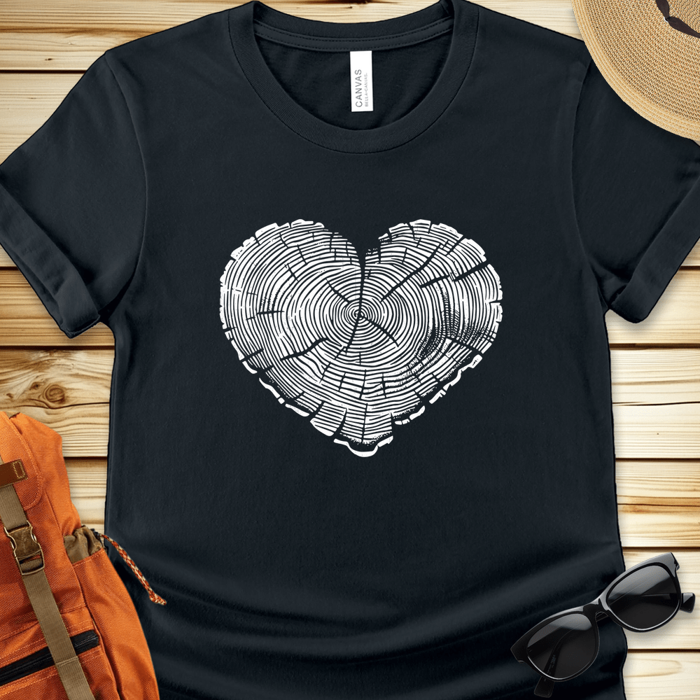 Tree Trunk Heart Tshirt
