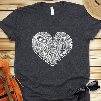 Tree Trunk Heart Tshirt