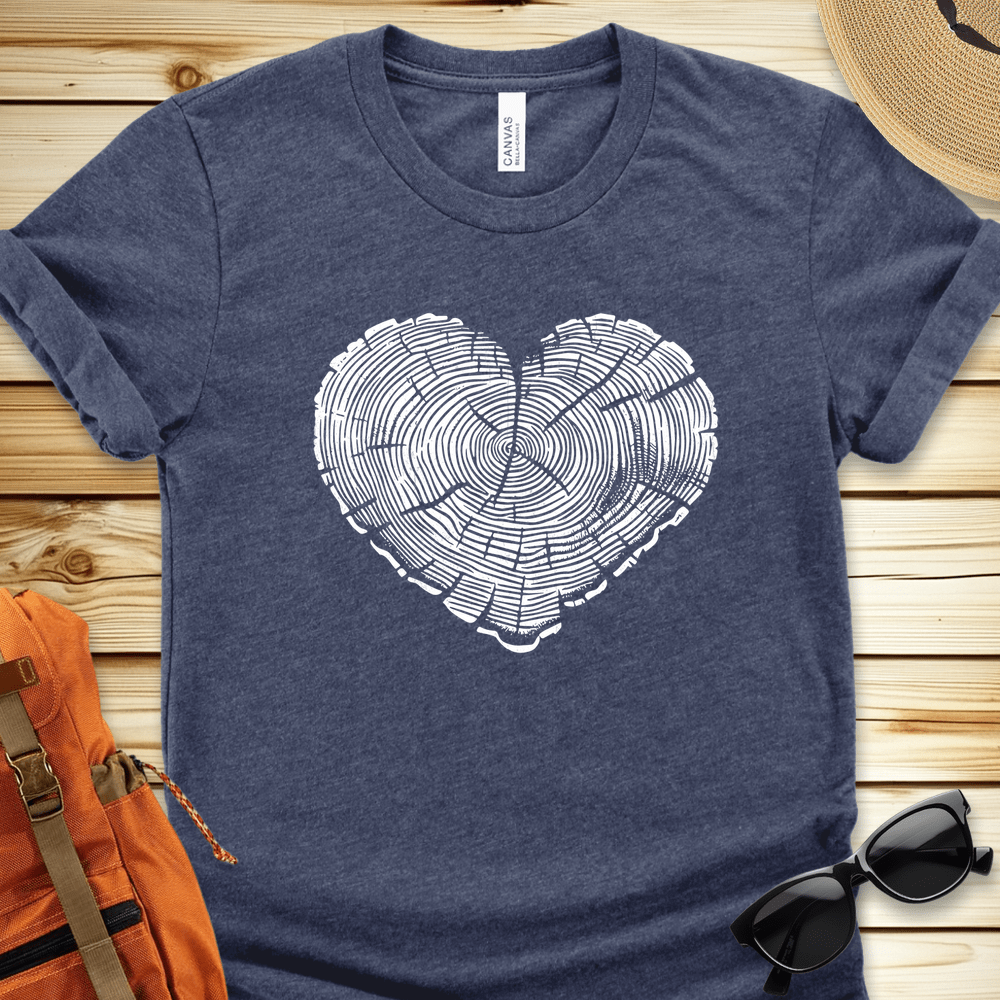 Tree Trunk Heart Tshirt