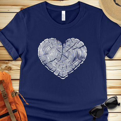 Tree Trunk Heart Tshirt