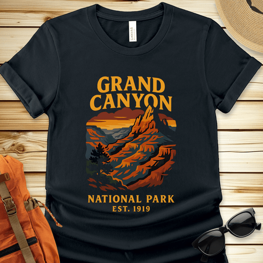 Grand Canyon Retro National Park Tshirt