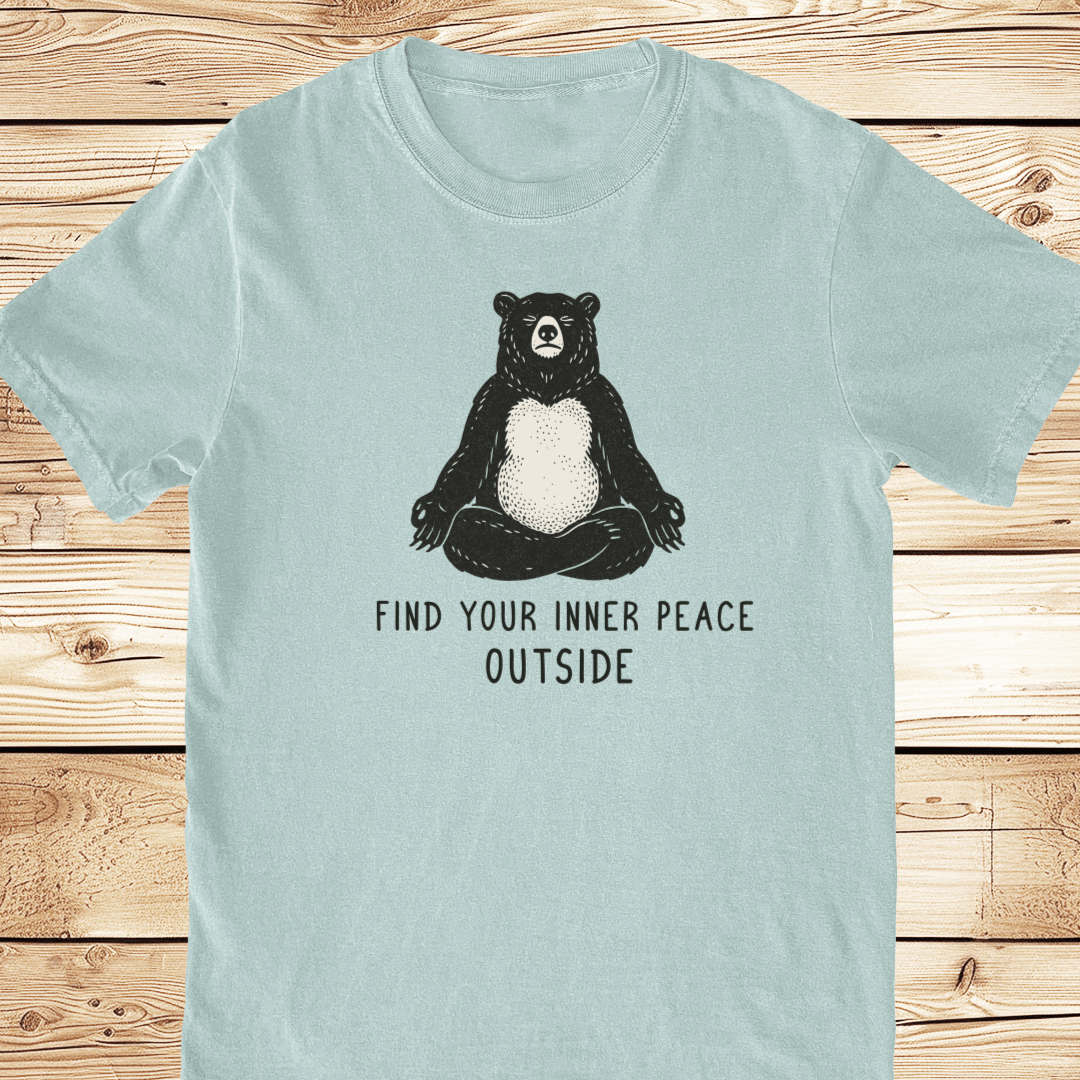 Inner Peace Bear Relaxed Fit Tee - Ramblin Road