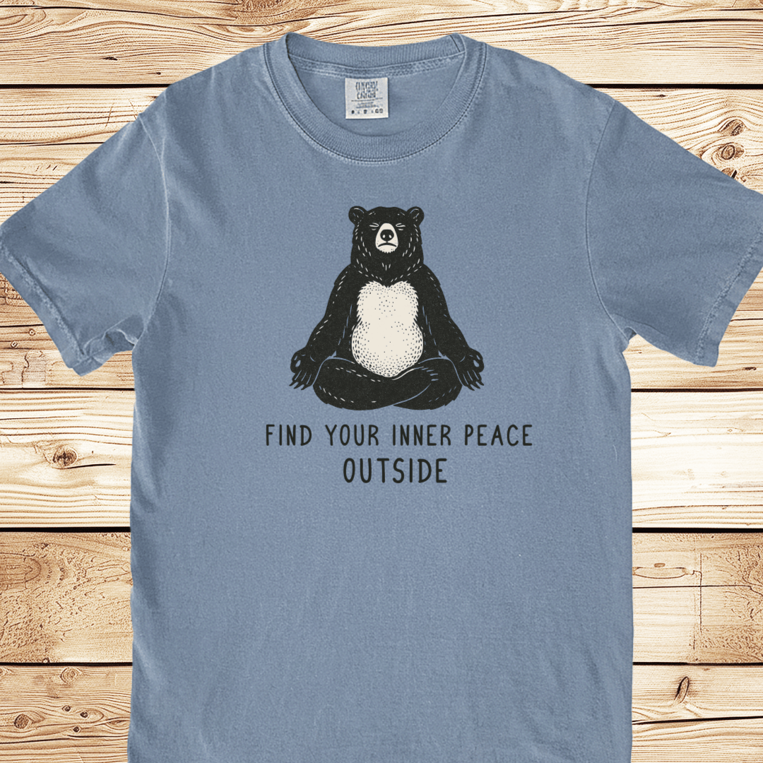 Inner Peace Bear Relaxed Fit Tee - Ramblin Road