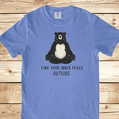 Inner Peace Bear Relaxed Fit Tee - Ramblin Road