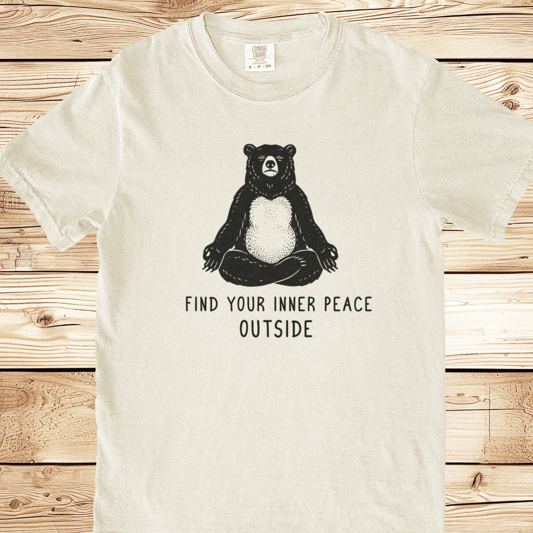Inner Peace Bear Relaxed Fit Tee - Ramblin Road