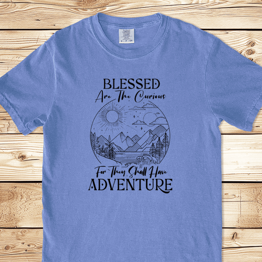 Blessed Are The Curious Relaxed Fit Tee - Ramblin Road