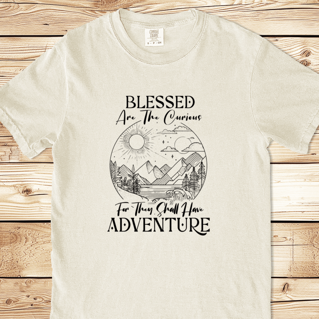 Blessed Are The Curious Relaxed Fit Tee - Ramblin Road