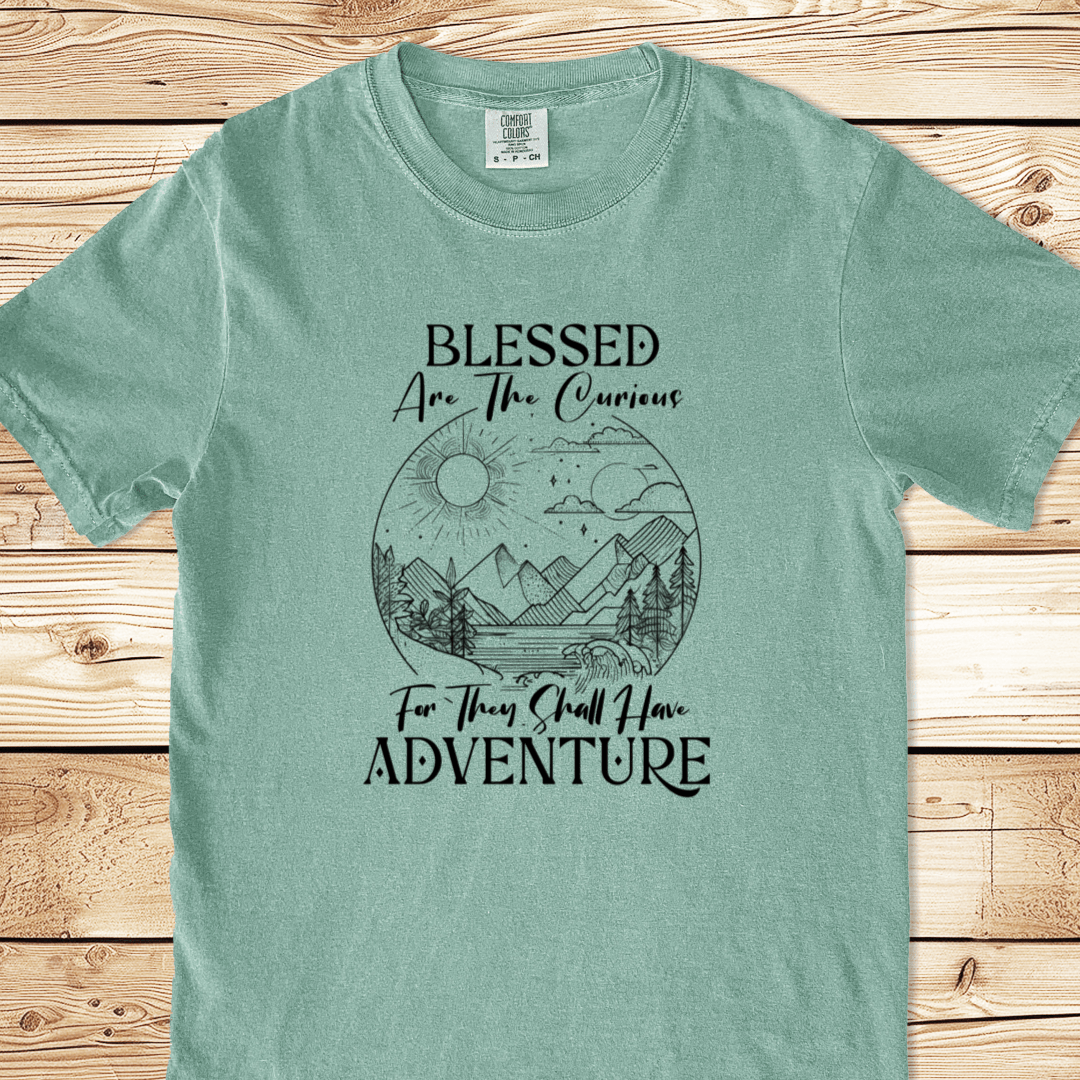 Blessed Are The Curious Relaxed Fit Tee - Ramblin Road