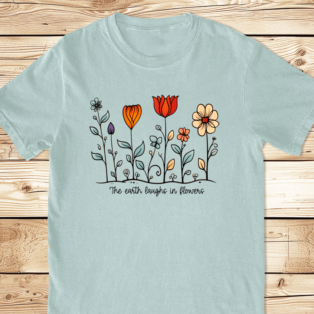 The Earth Laughs In Flowers Relaxed Fit Tee