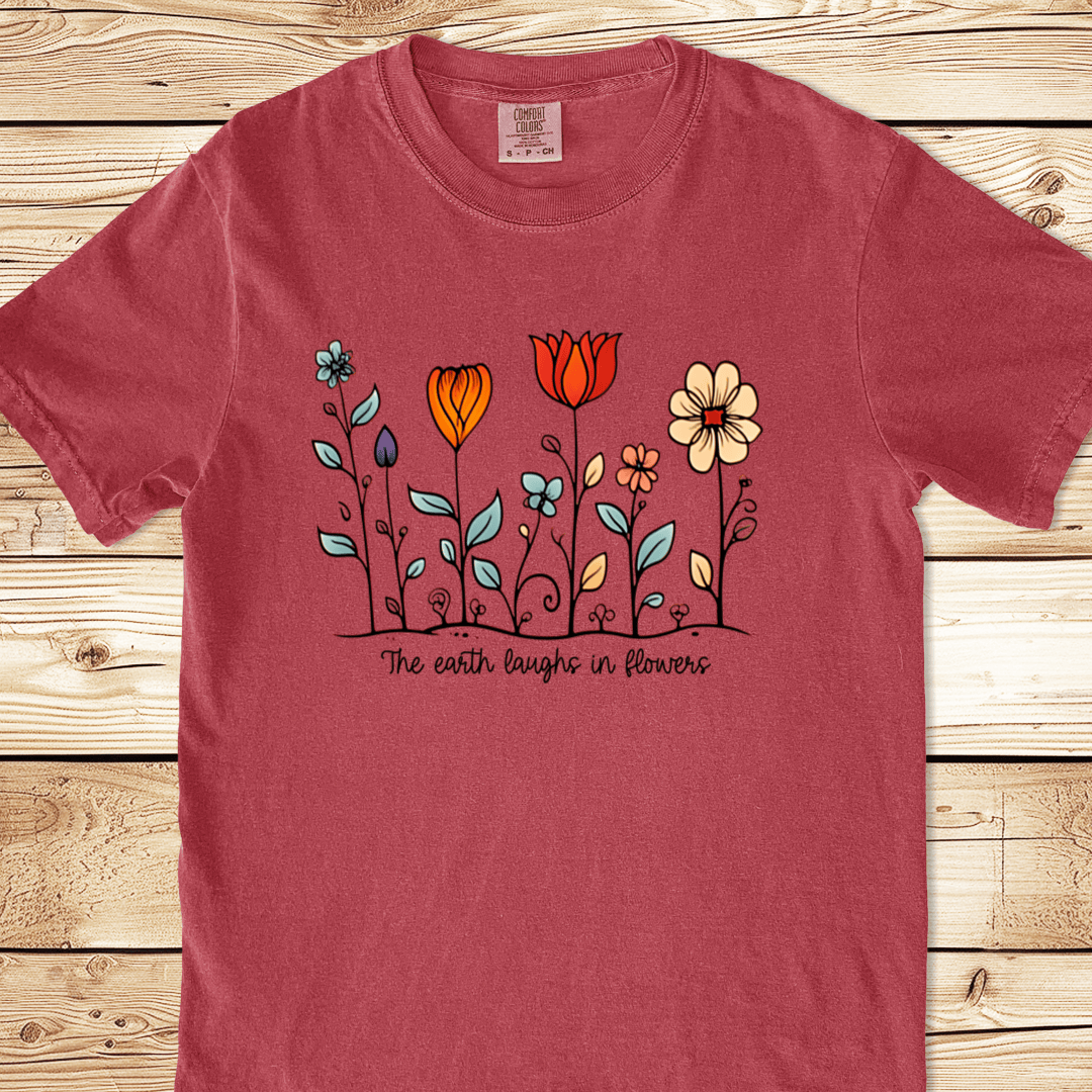 The Earth Laughs In Flowers Relaxed Fit Tee