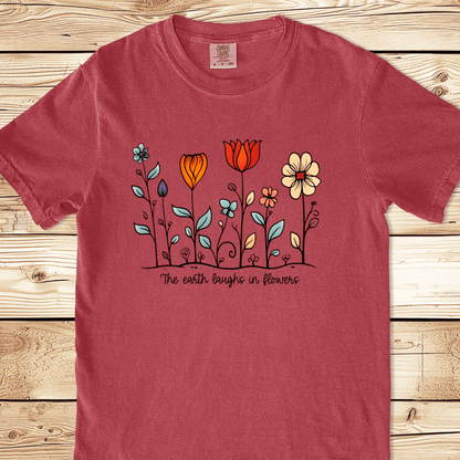 The Earth Laughs In Flowers Relaxed Fit Tee