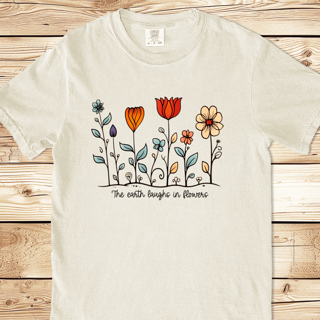 The Earth Laughs In Flowers Relaxed Fit Tee