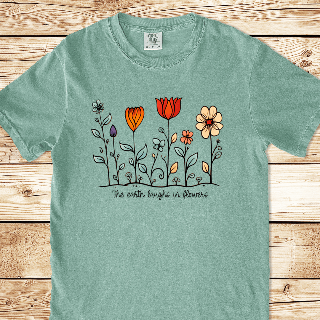 The Earth Laughs In Flowers Relaxed Fit Tee