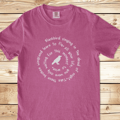 Blackbird Singing Relaxed Fit Tee