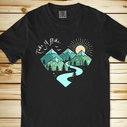 Take A Hike Graphic Heart Relaxed Fit Tee