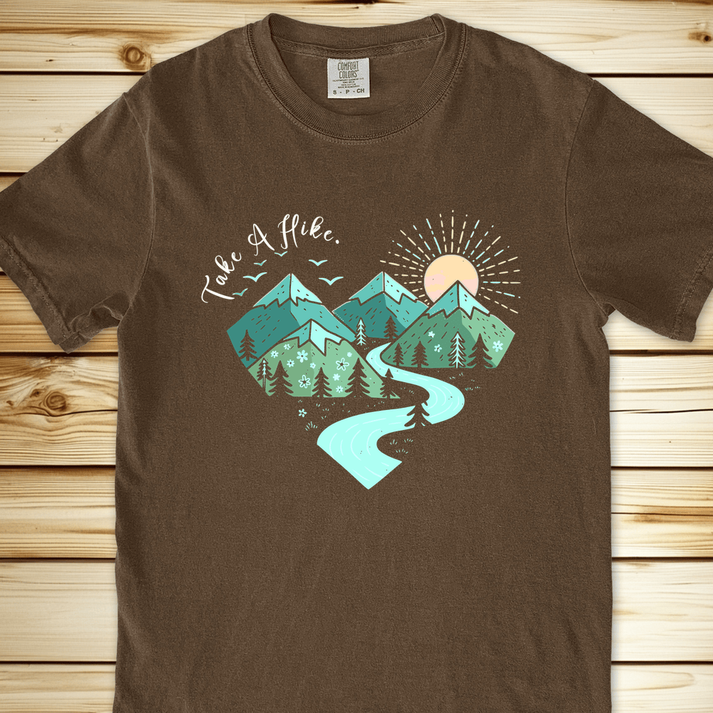Take A Hike Graphic Heart Relaxed Fit Tee