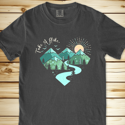 Take A Hike Graphic Heart Relaxed Fit Tee