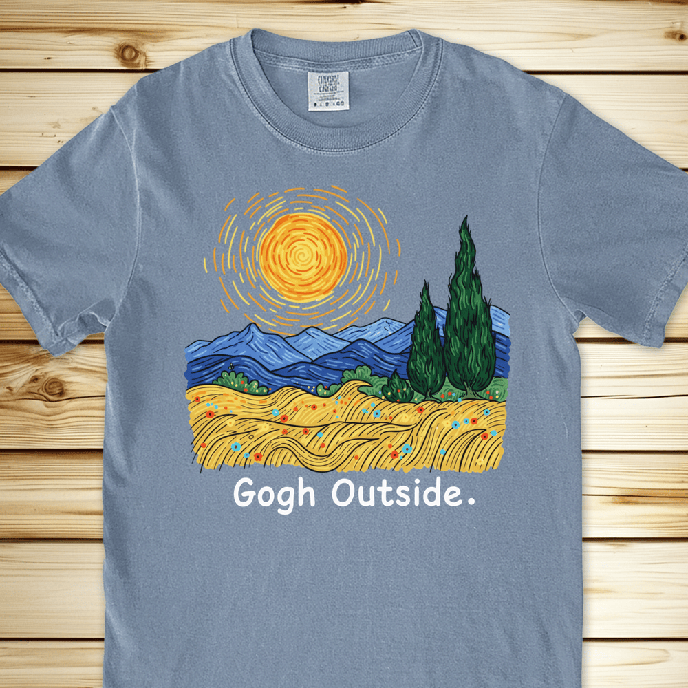 Gogh Outside Wheatfield Relaxed Fit Tee