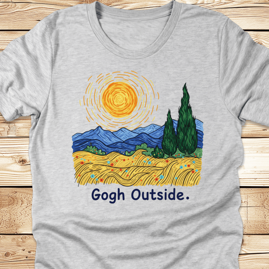 Gogh Outside Wheatfield Tshirt - Ramblin Road