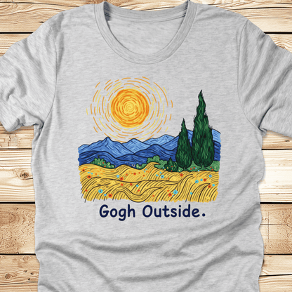 Gogh Outside Wheatfield Tshirt - Ramblin Road