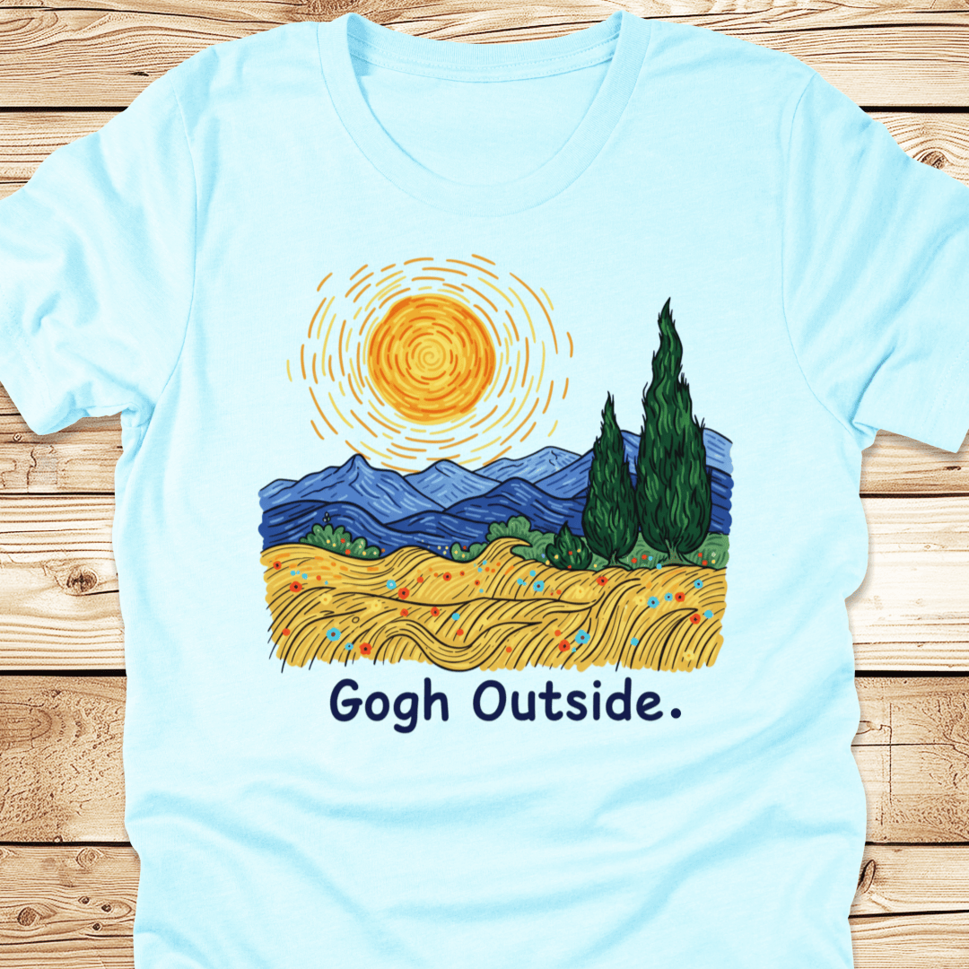 Gogh Outside Wheatfield Tshirt - Ramblin Road