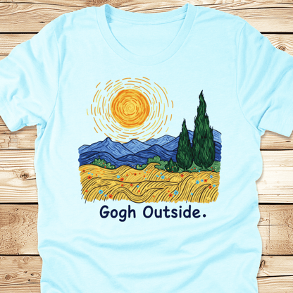 Gogh Outside Wheatfield Tshirt - Ramblin Road