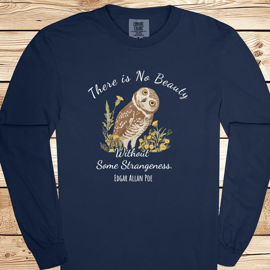 There is No Beauty Poe Quote Long Sleeve Tshirt - Ramblin Road