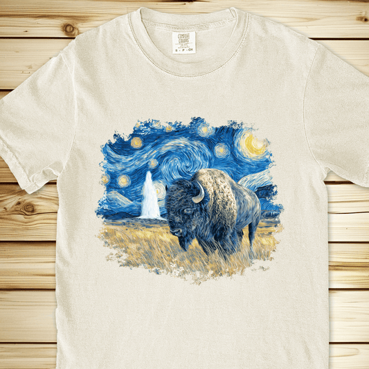 Van Gogh Starry Night Relaxed Fit Tee