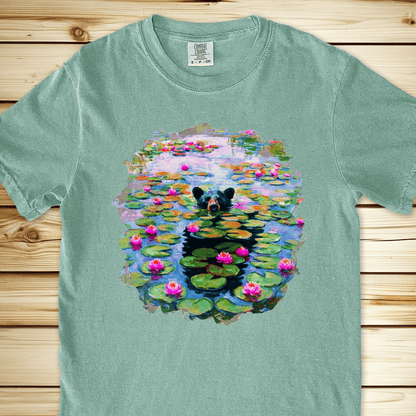 Monet Water Lillies Bear Relaxed Fit Tee