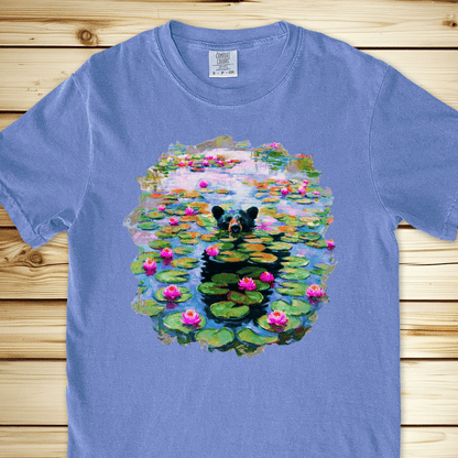 Monet Water Lillies Bear Relaxed Fit Tee