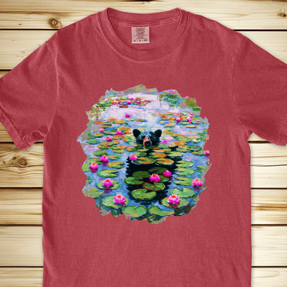 Monet Water Lillies Bear Relaxed Fit Tee