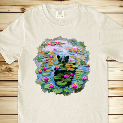 Monet Water Lillies Bear Relaxed Fit Tee