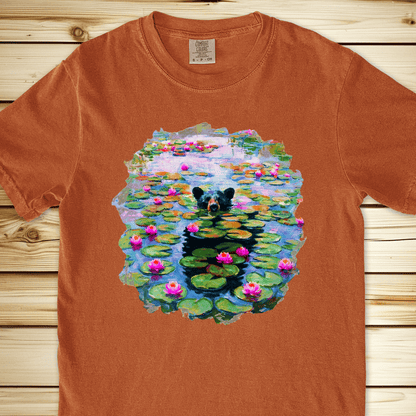 Monet Water Lillies Bear Relaxed Fit Tee