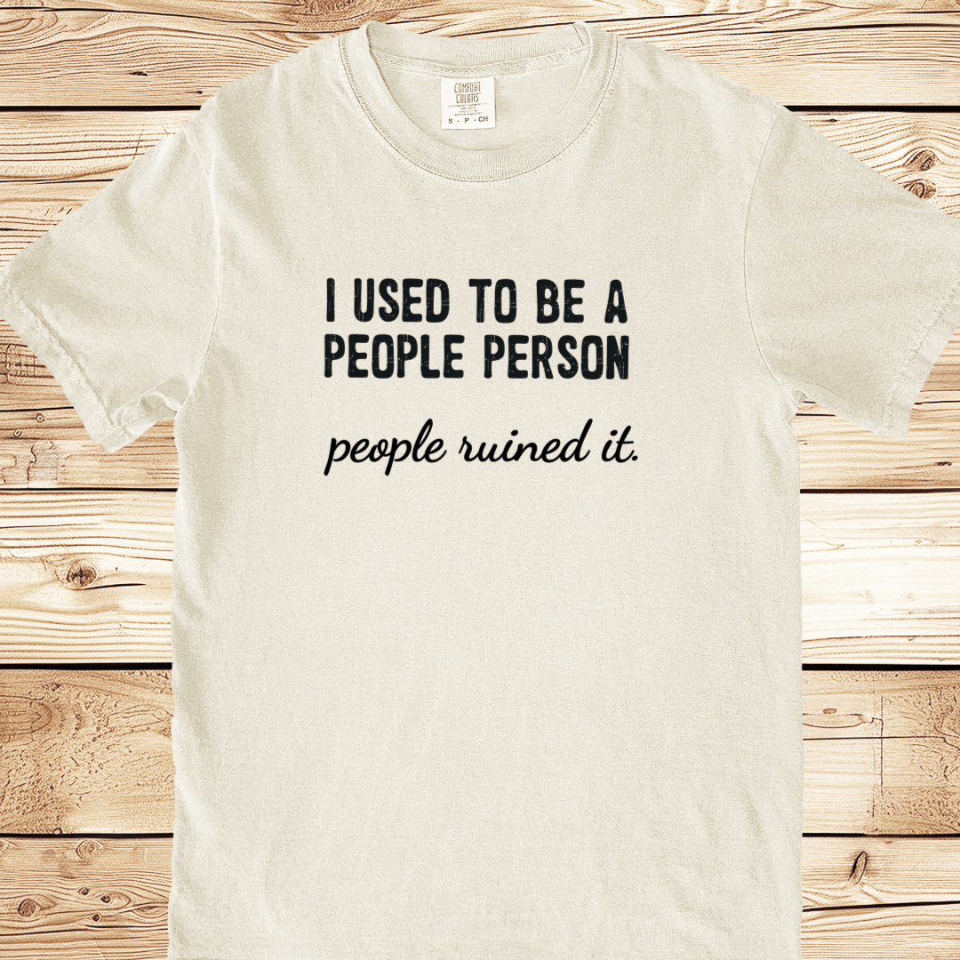 Used To Be A People Person Relaxed Fit Tee - Ramblin Road