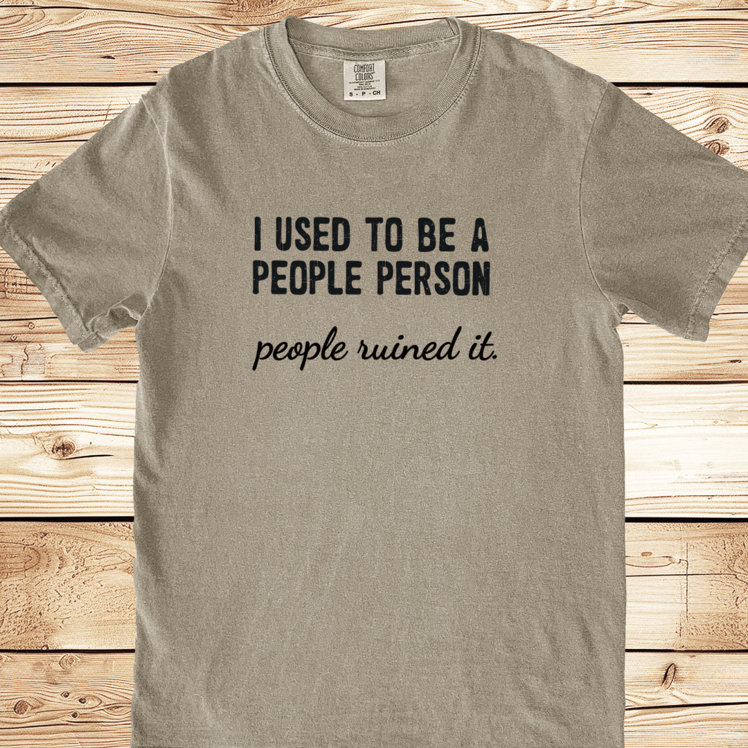 Used To Be A People Person Relaxed Fit Tee - Ramblin Road