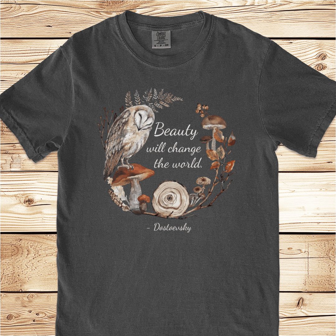 Beauty Will Change the World Relaxed Fit Tee - Ramblin Road