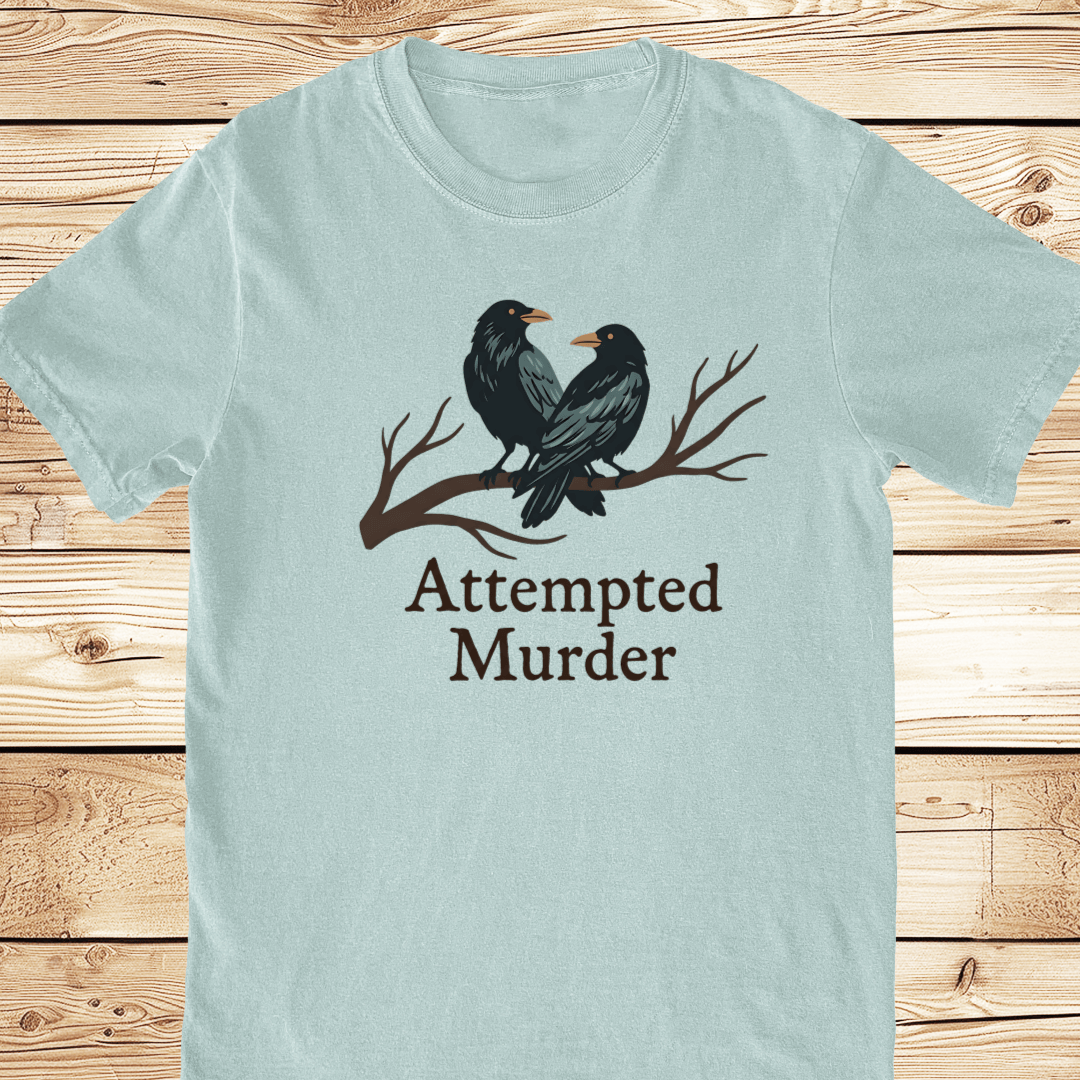 Attempted Murder Relaxed Fit Tee - Ramblin Road