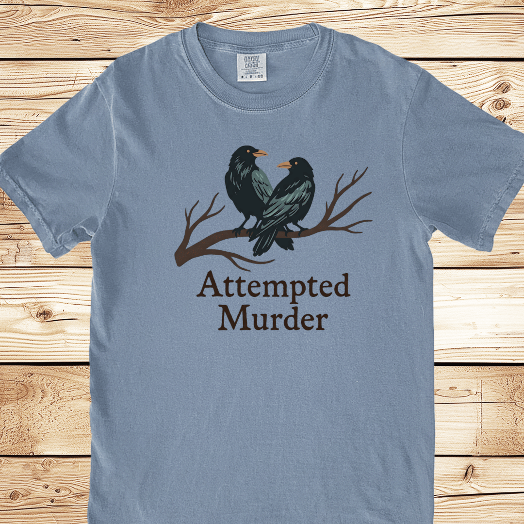 Attempted Murder Relaxed Fit Tee - Ramblin Road