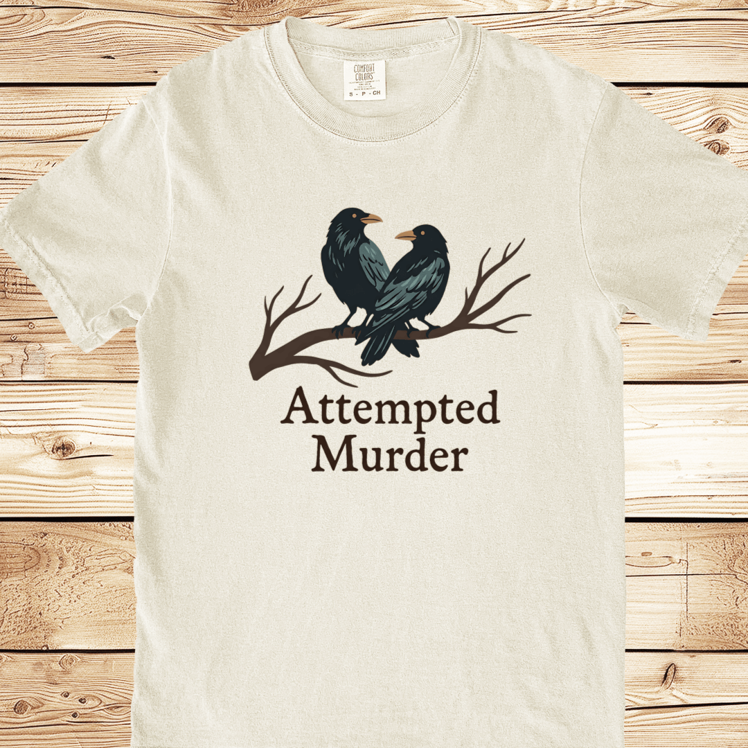 Attempted Murder Relaxed Fit Tee - Ramblin Road